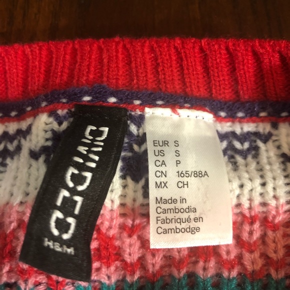 Divided Ugly Christmas Crew Neck Sweater Small - Picture 3 of 4